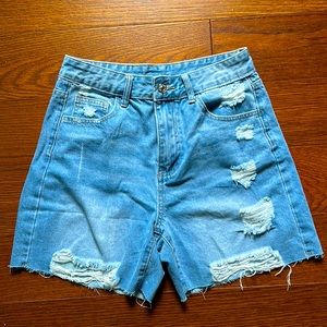 Jean Mom Shorts